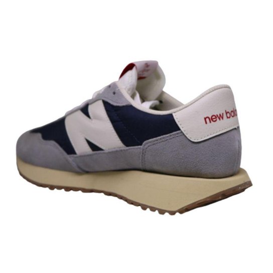 TENIS NEW BALANCE 237V1 MASCULINO-BEGE/GRAFITE