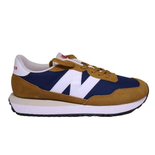 TENIS NEW BALANCE 237V1 MASCULINO MARROM/MARINHO