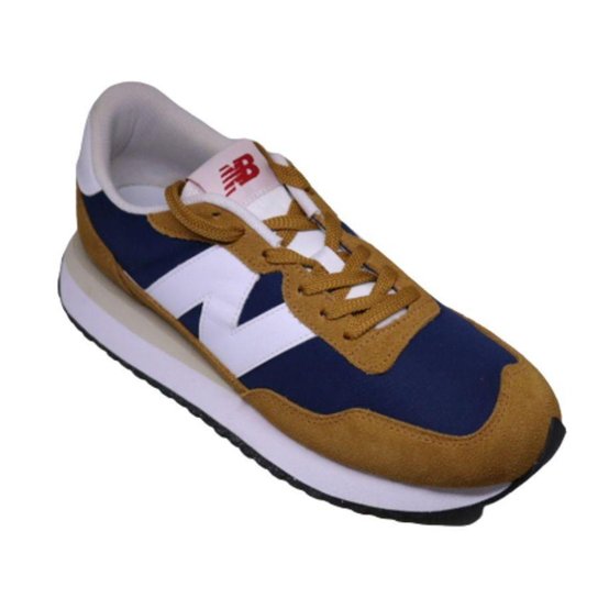 TENIS NEW BALANCE 237V1 MASCULINO MARROM/MARINHO