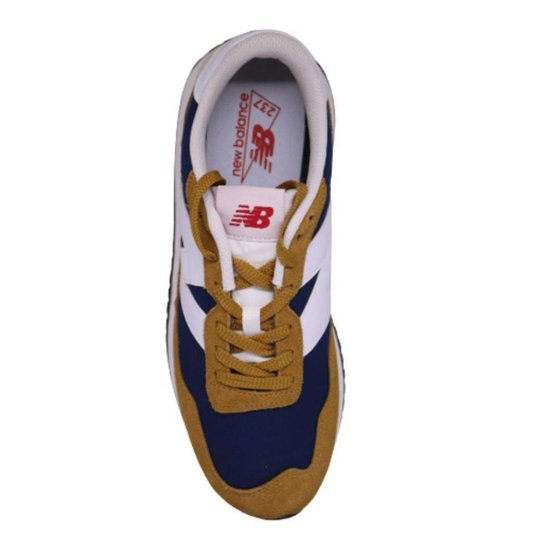 TENIS NEW BALANCE 237V1 MASCULINO MARROM/MARINHO
