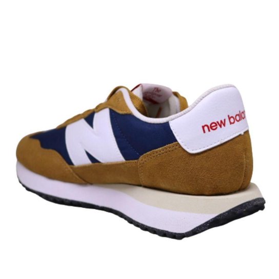TENIS NEW BALANCE 237V1 MASCULINO MARROM/MARINHO