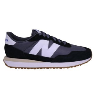 TENIS NEW BALANCE 237V1 MASCULINO-PRETO/GRAFITE