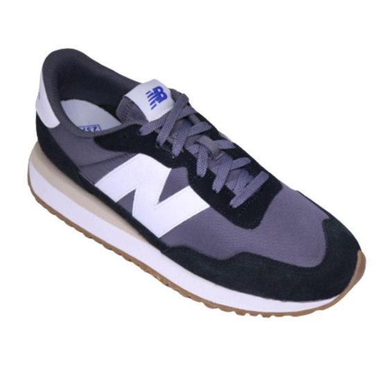 TENIS NEW BALANCE 237V1 MASCULINO-PRETO/GRAFITE