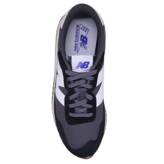 TENIS NEW BALANCE 237V1 MASCULINO-PRETO/GRAFITE
