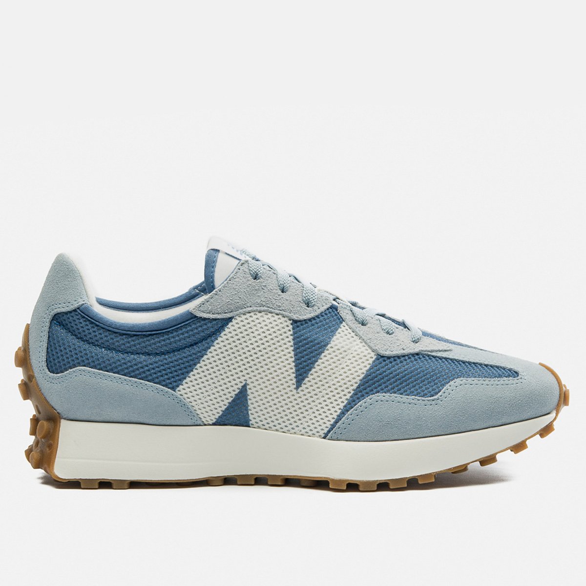 Tênis Casual Tenis New Balance 327 Masculino Azul Tênis New