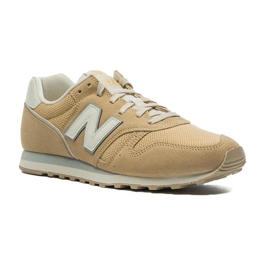 Tênis New Balance 373v2 Bege e Cinza Masculino