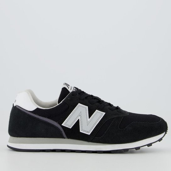 Tênis New Balance 373v2 Preto e Prata