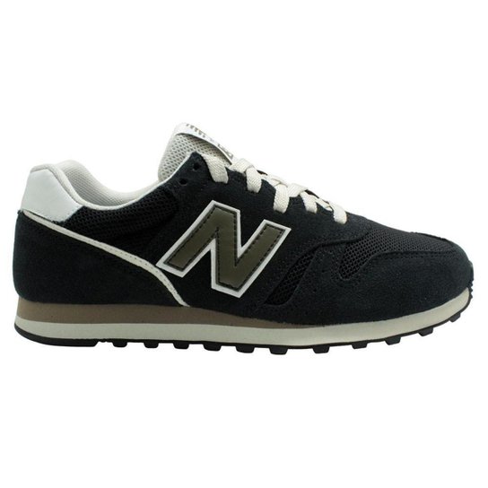 Tênis New Balance 373v2 Preto/Verde Musgo Masculino