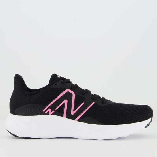 Tênis New Balance 411V3 Feminino Preto e Rosa