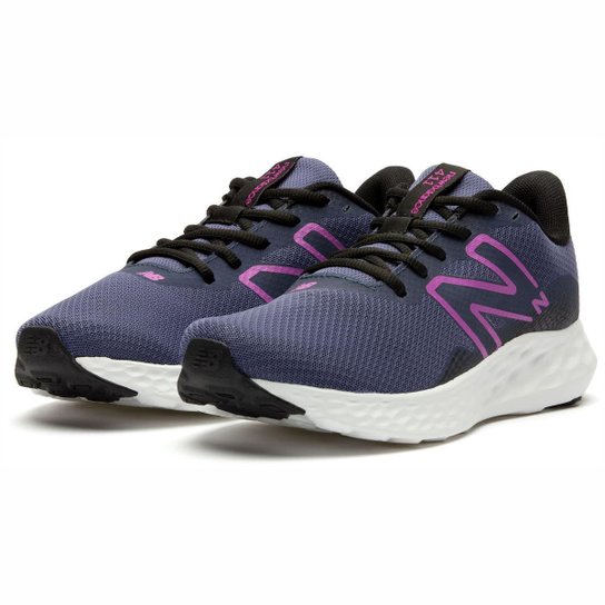Tênis New Balance 411v3 Feminino Roxo Branco Confortável