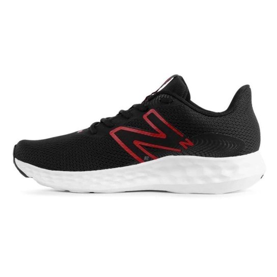 TENIS NEW BALANCE 411V3 MASCULINO-PRETO/VERMELHO