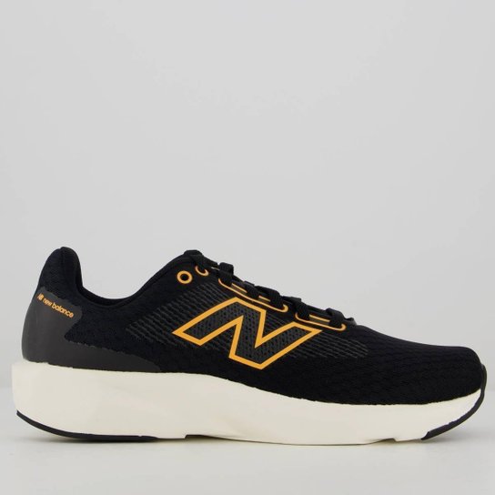 Tênis New Balance 413 V3 Preto e Laranja