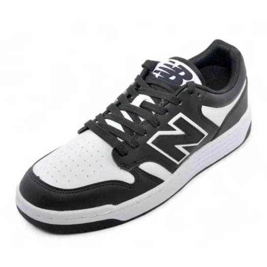 TENIS NEW BALANCE 480 LOW MASCULINO-PRETO/BRANCO