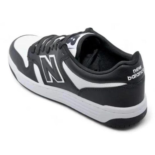TENIS NEW BALANCE 480 LOW MASCULINO-PRETO/BRANCO