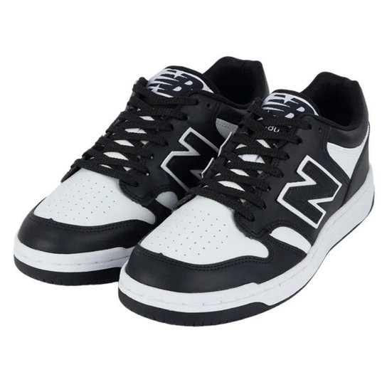 TENIS NEW BALANCE 480 LOW MASCULINO-PRETO/BRANCO
