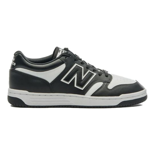 Tênis New Balance 480 Low Preto e Branco Masculino