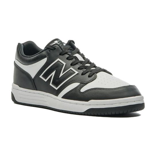 Tênis New Balance 480 Low Preto e Branco Masculino