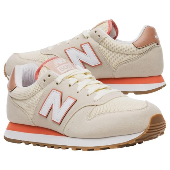 Tenis New Balance 500 V2 Feminino Bege
