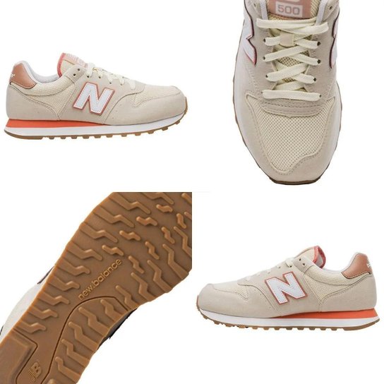 Tenis New Balance 500 V2 Feminino Bege