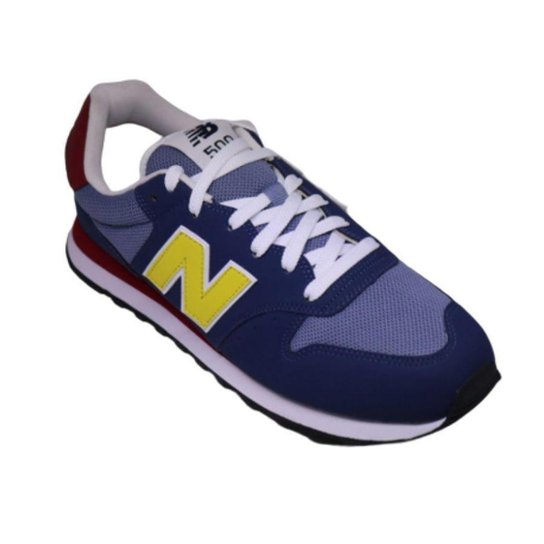 TENIS NEW BALANCE 500V2 MASCULINO-MARINHO/VERMELHO