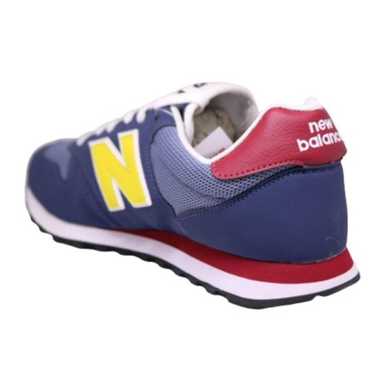 TENIS NEW BALANCE 500V2 MASCULINO-MARINHO/VERMELHO