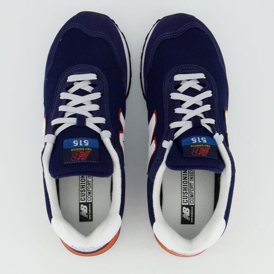 Tênis New Balance 515 V2 Marinho e Vermelho