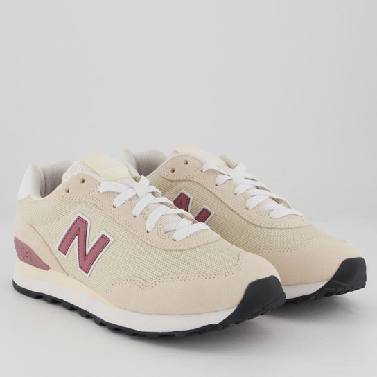 Tênis New Balance 515V2 Feminino Bege e Rosa