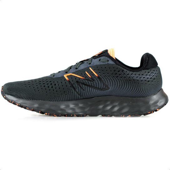 Tênis New Balance 520 V8 Grafite e Laranja - Masculino