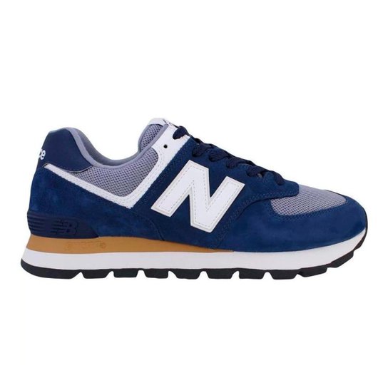 Tênis New Balance 574 Rugged Azul e Branco Masculino