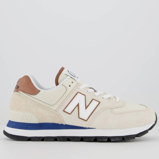 Tênis New Balance 574 Rugged Bege Claro