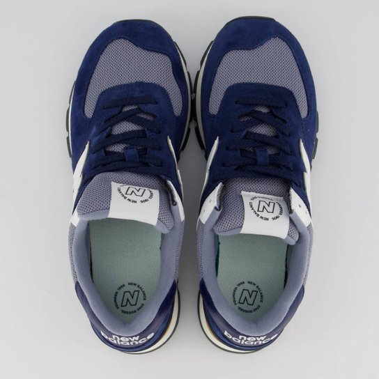 Tênis New Balance 574 Rugged Marinho e Branco