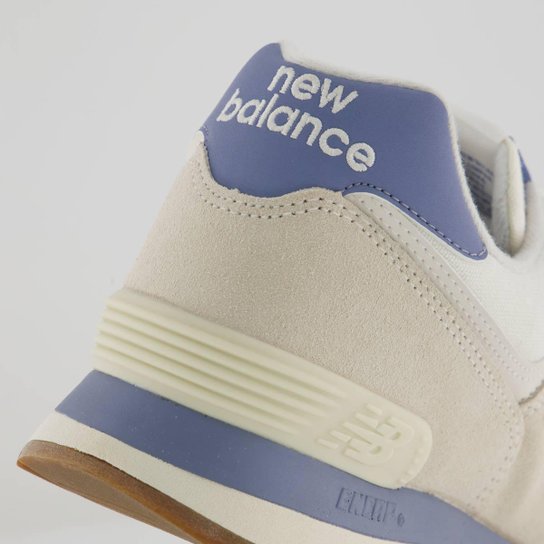 Tênis New Balance 574 V2 Feminino Bege e Azul