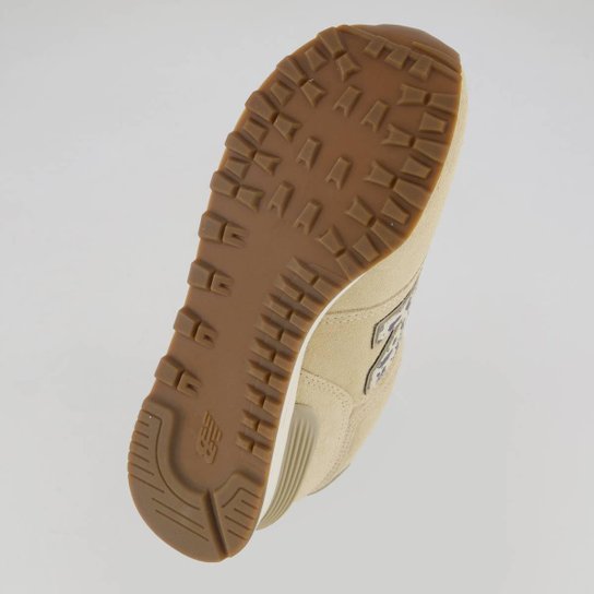 Tênis New Balance 574 V2 Feminino Bege e Marrom