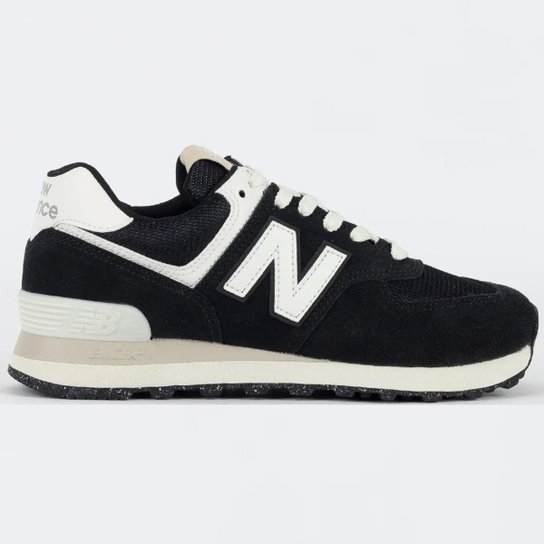 Tênis New Balance 574v2 Masculino Preto Bege