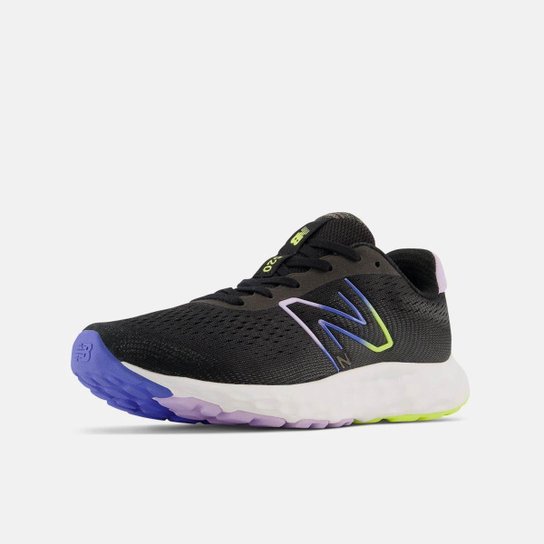Tênis New Balance Feminino W520v8 Preto/Lilas