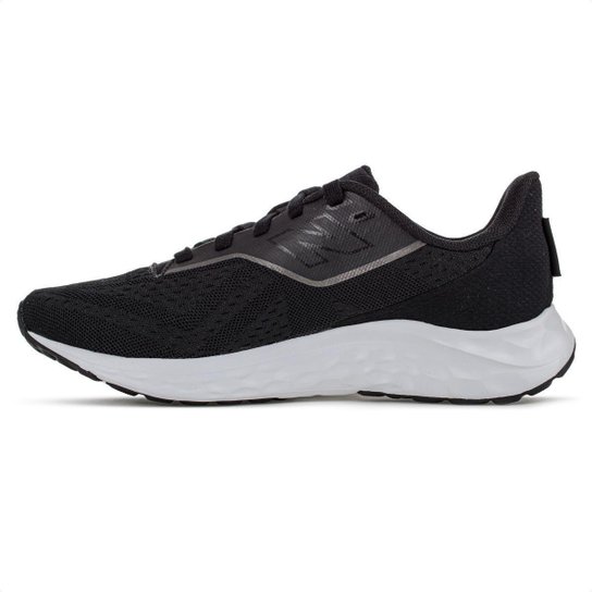 Tênis New Balance Fresh Foam Arish V4 Preto e Prata - Feminino