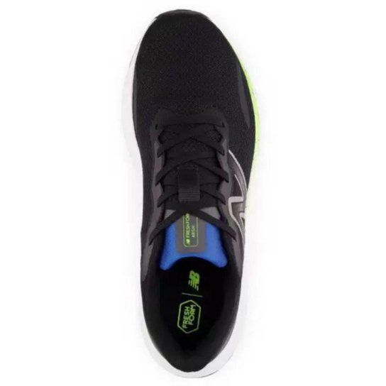 Tênis New Balance Fresh Foam Arishi V4 Preto/Verde Masculino