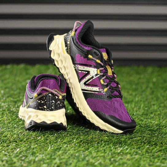Tênis New Balance Fresh Foam Garoe Roxo e Preto- Feminino