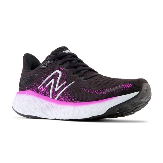Tênis New Balance Fresh Foam X 1080 12 Preto/Roxo Feminino