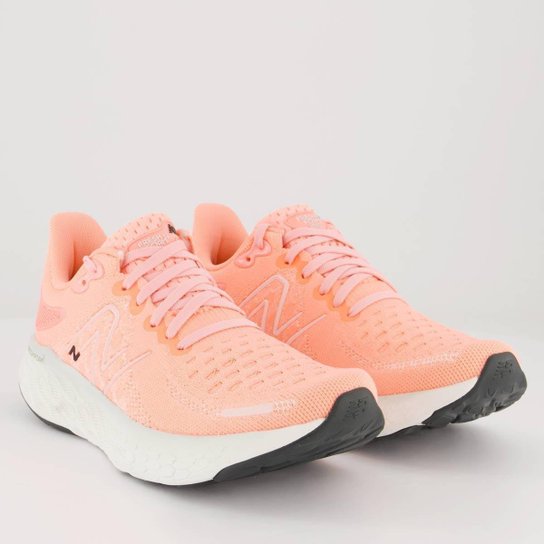 Tênis New Balance Fresh Foam X 1080 V12 Feminino Salmão