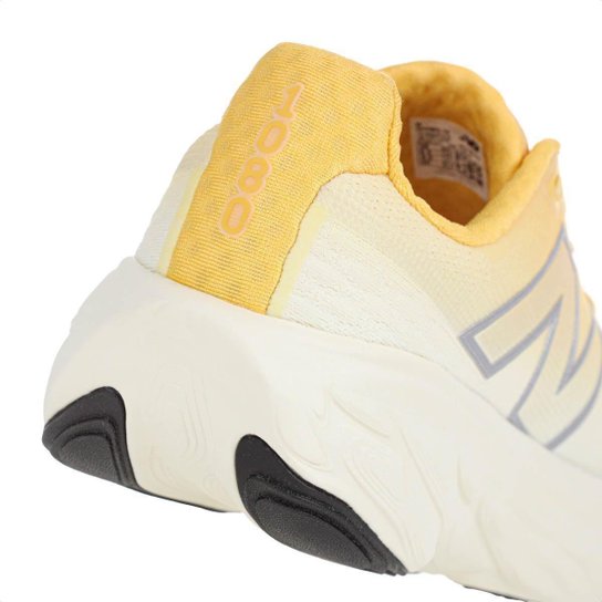 Tênis New Balance Fresh Foam X 1080 V14 Amarelo Claro e Prata - Feminino