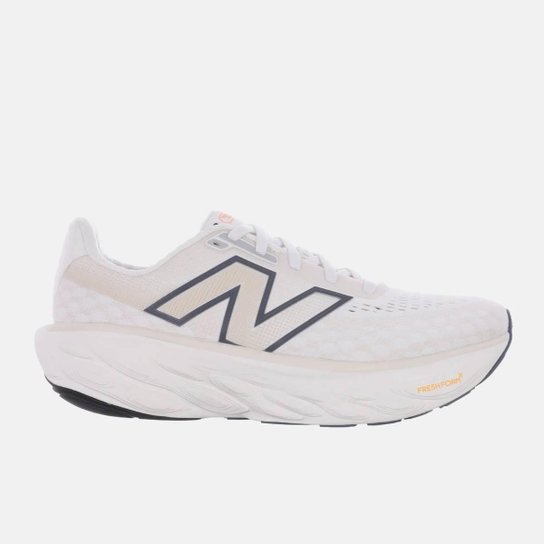 TENIS NEW BALANCE FRESH FOAM X 1080 V14 FEMININO BEGE E MARINHO 40