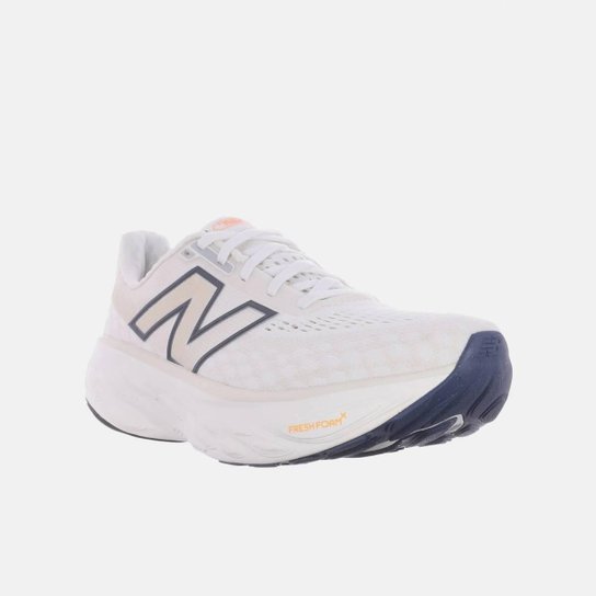 TENIS NEW BALANCE FRESH FOAM X 1080 V14 FEMININO BEGE E MARINHO 40