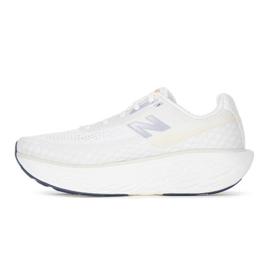 Tênis New Balance Fresh Foam X 1080 V14 Off White e Cinza - Masculino