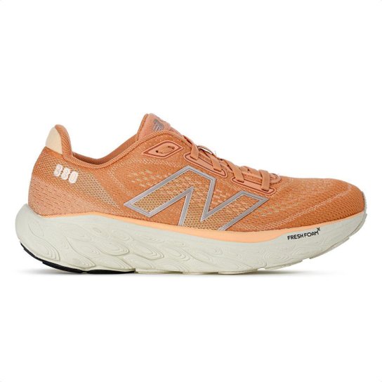 Tênis New Balance Fresh Foam X 880 V14 Laranja Claro - Feminino