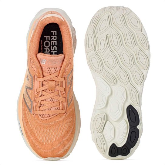 Tênis New Balance Fresh Foam X 880 V14 Laranja Claro - Feminino