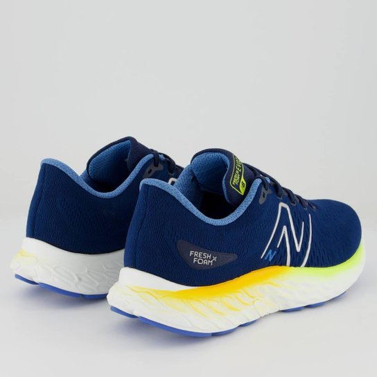 Tênis New Balance Fresh Foam X Evoz V3 Azul e Branco