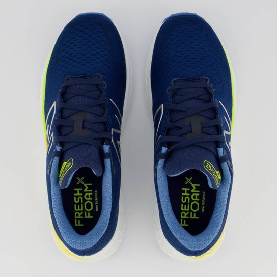 Tênis New Balance Fresh Foam X Evoz V3 Azul e Branco