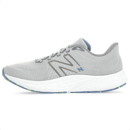 Tênis New Balance Fresh Foam X Evoz V3 Cinza e Amarelo - Masculino