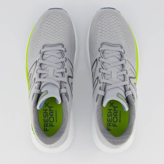 Tênis New Balance Fresh Foam X Evoz V3 Cinza e Verde